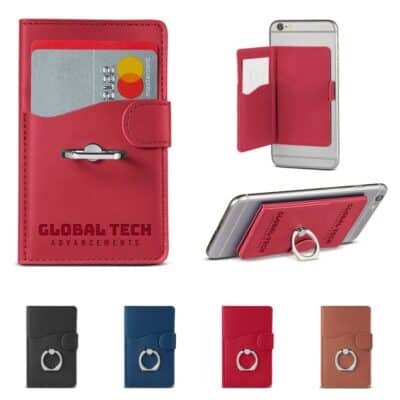 Tuscany™ Duo Card Pocket w/Metal Ring