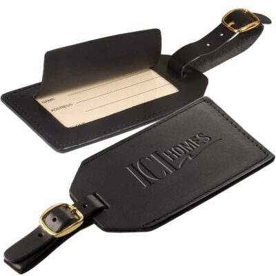 Grand Central Luggage Tag (Sueded Full-Grain Leather)-1