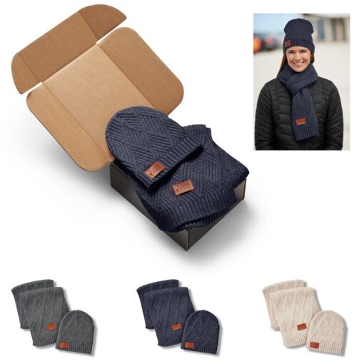 Leeman™ Trellis Knit Bundle and Go Gift Set-1