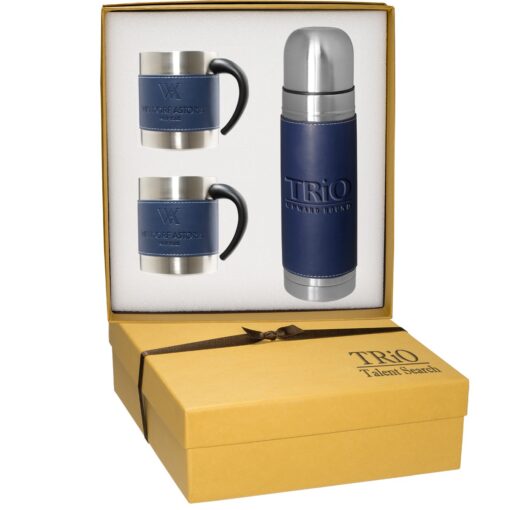 Tuscany™ Thermal Bottle & Coffee Cups Gift Set-8
