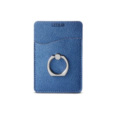 LEEMAN Shimmer Card Holder With Metal Ring Phone Stand-1