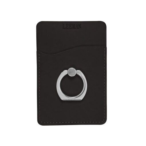 LEEMAN Tuscany? Card Holder With Metal Ring Phone Stand-1