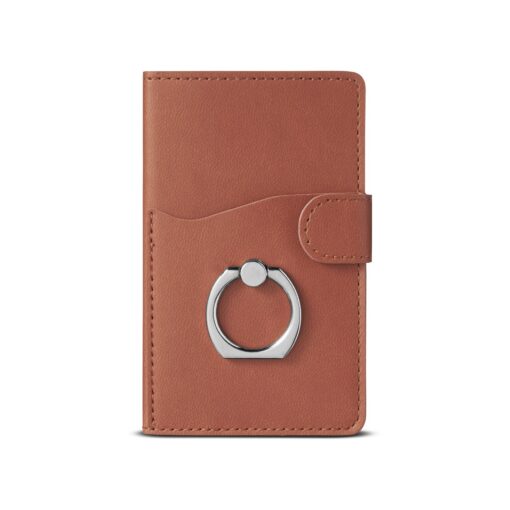LEEMAN Tuscany? Dual Card Pocket With Metal Ring-5