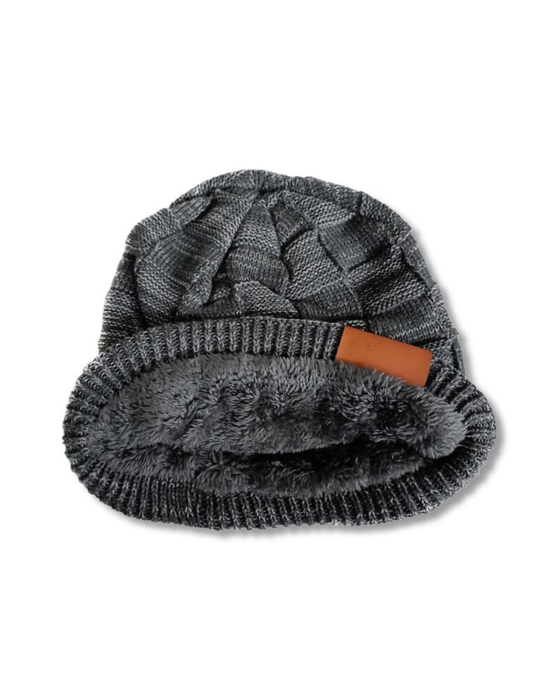 Fuzzy Lining Slouchy Beanie - 3