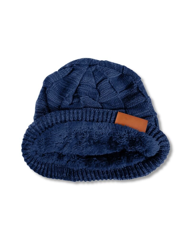 Fuzzy Lining Slouchy Beanie - 4