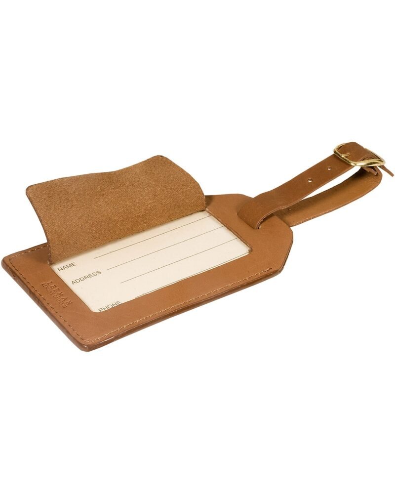 Grand Central Luggage Tag Sueded Leather - 3