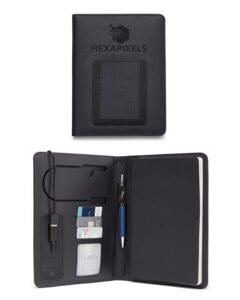 Roma 6"x8" Wireless Power Charger Refillable Journal