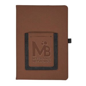 Roma Journal Notebook With Phone Pocket 5.625" X 8.25"