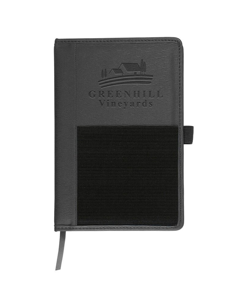 Roma Journal with Elastic Pocket 5.78" X 8.66"