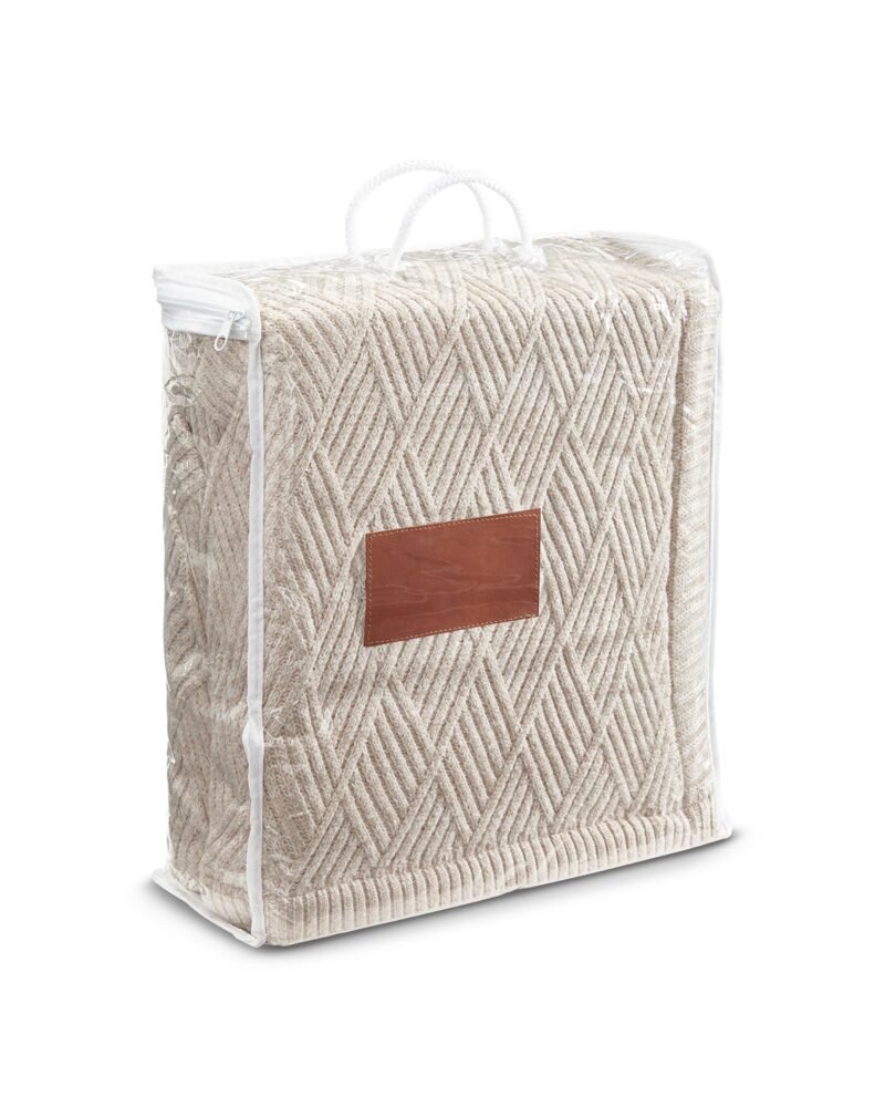 Trellis Knit Blanket. - 7