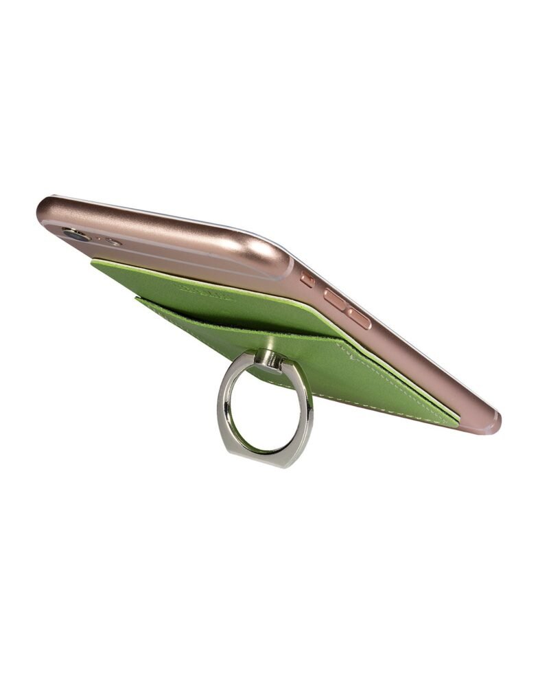 Tuscany Card Holder with Metal Ring Phone Stand - 3