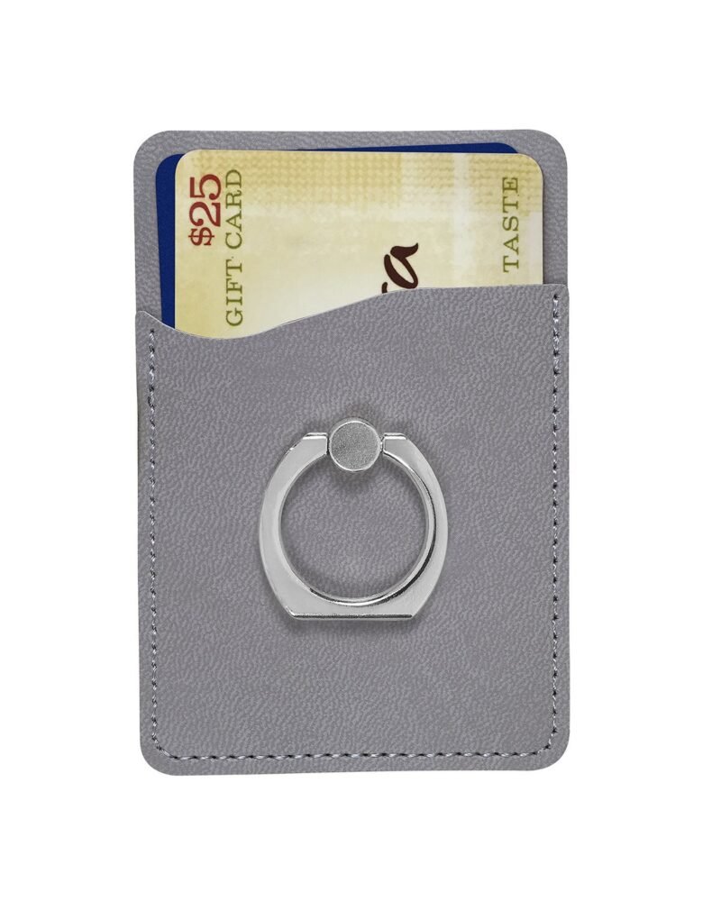 Tuscany Card Holder with Metal Ring Phone Stand - 7