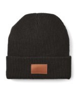 Cuffed Rib Knit Beanie. - 1