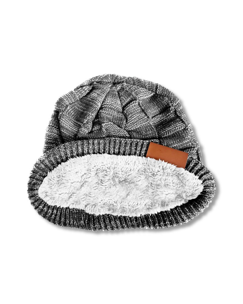 Fuzzy Lining Slouchy Beanie - 7