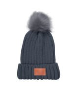 Knit Beanie With Fur Pom Pom. - 5