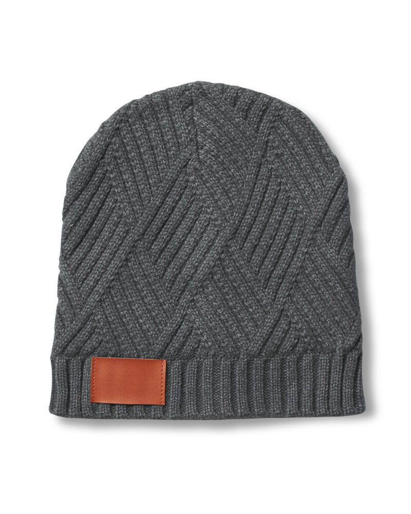 Trellis Knit Beanie. - 2