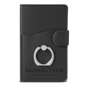Tuscany Dual Card Pocket With Metal Ring.