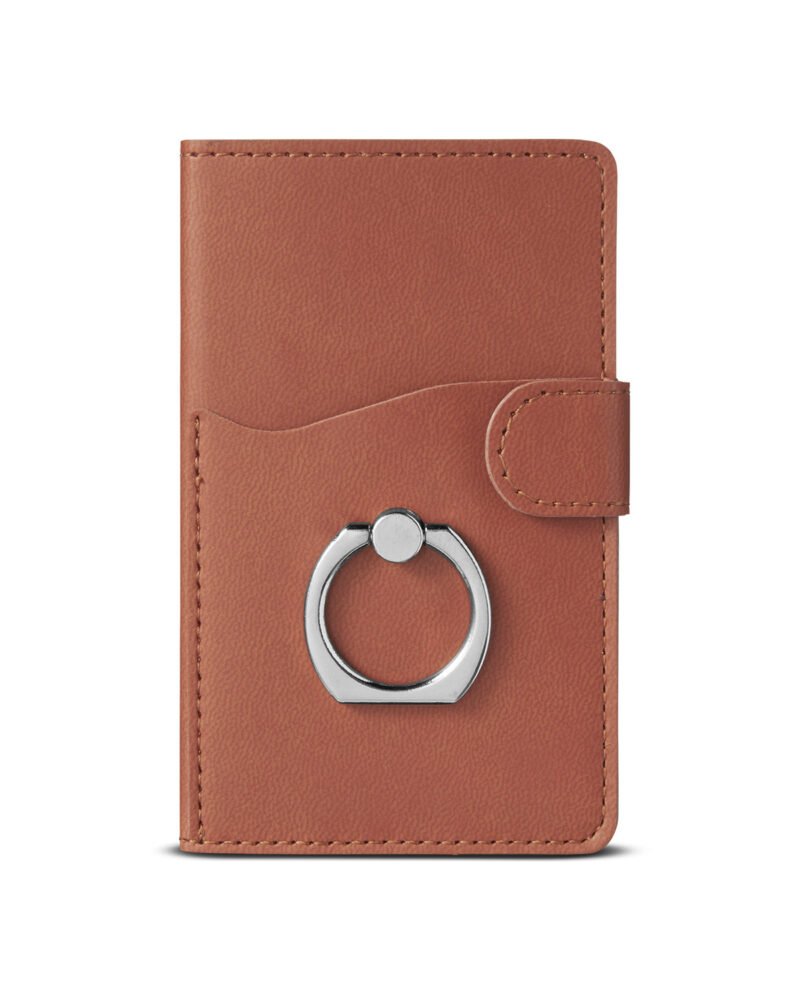 Tuscany Dual Card Pocket With Metal Ring. - 5