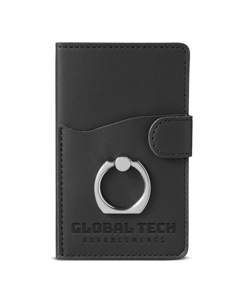 Tuscany Dual Card Pocket With Metal Ring.