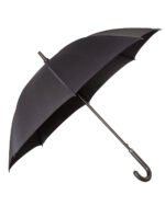 48" Arc Executive Umbrella With Curved Faux Leather Handle - 2