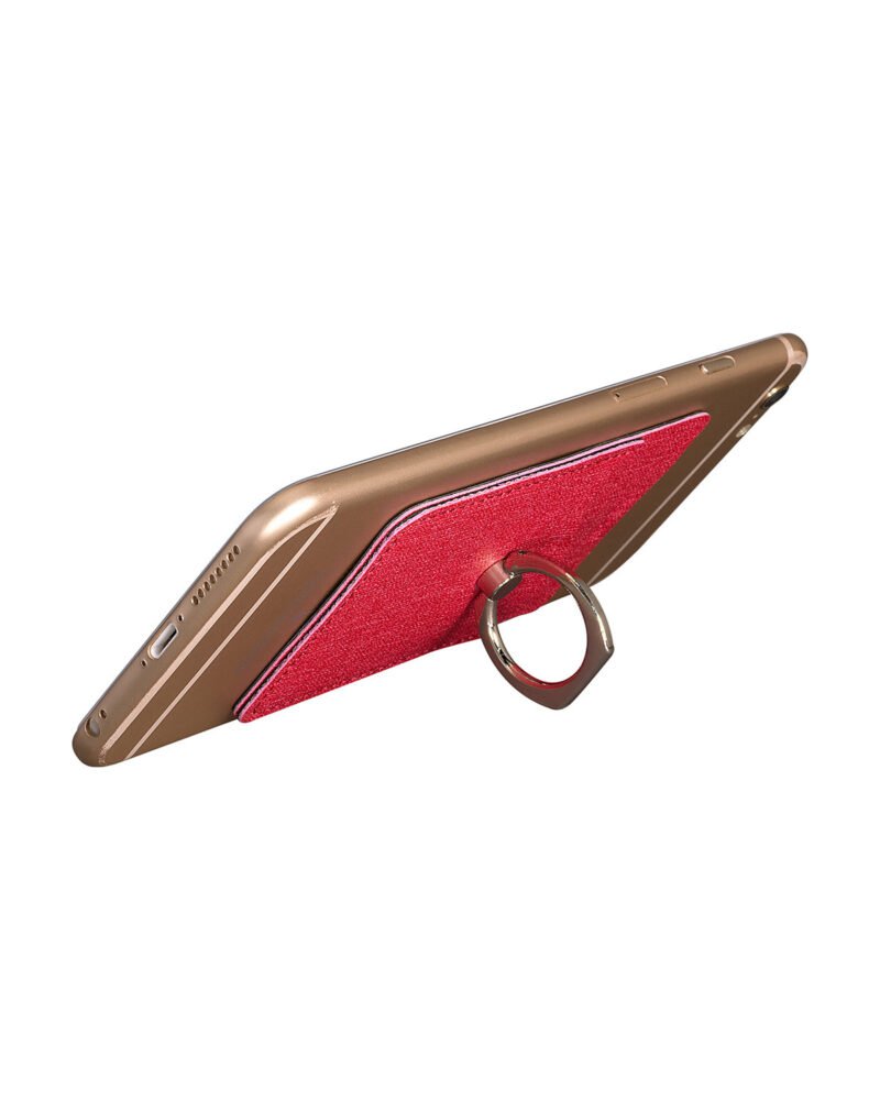 RFID Phone Pocket With Metal Ring Phone Stand - 7