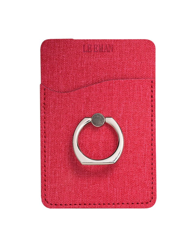 RFID Phone Pocket With Metal Ring Phone Stand - 8