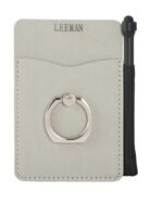 Tuscany Card Holder With Metal Ring Phone Stand And Stylus - 5