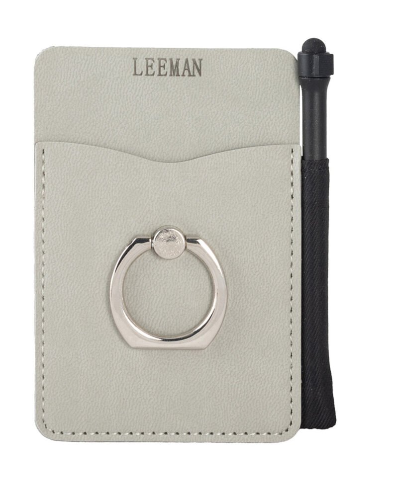 Tuscany Card Holder With Metal Ring Phone Stand And Stylus - 5