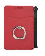 Tuscany Card Holder With Metal Ring Phone Stand And Stylus - 7
